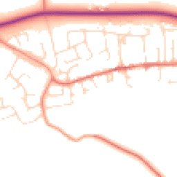 Daytime road noise heatmap for LE14 3TG