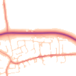 Daytime road noise heatmap for LE14 3YH