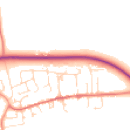 Daytime road noise heatmap for LE14 3YJ