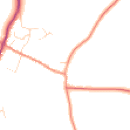 Daytime road noise heatmap for LE14 4AB