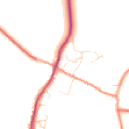 Daytime road noise heatmap for LE14 4AE
