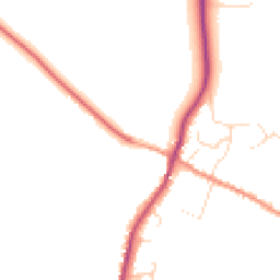 Daytime road noise heatmap for LE14 4AG