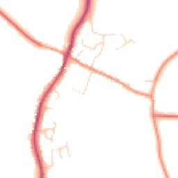 Daytime road noise heatmap for LE14 4AW
