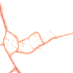 Daytime road noise heatmap for LE14 4BA
