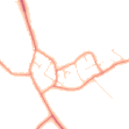 Daytime road noise heatmap for LE14 4BB
