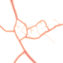 Daytime road noise heatmap for LE14 4BD