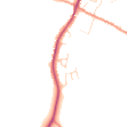 Daytime road noise heatmap for LE14 4BH