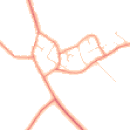 Daytime road noise heatmap for LE14 4BY