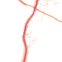 Daytime road noise heatmap for LE14 4DG