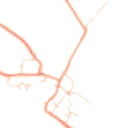 Daytime road noise heatmap for LE14 4EZ