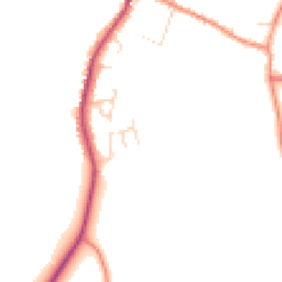 Daytime road noise heatmap for LE14 4FH