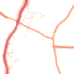 Daytime road noise heatmap for LE14 4FN