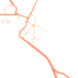 Daytime road noise heatmap for LE14 4HG