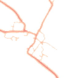 Daytime road noise heatmap for LE14 4HS