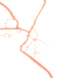 Daytime road noise heatmap for LE14 4HU