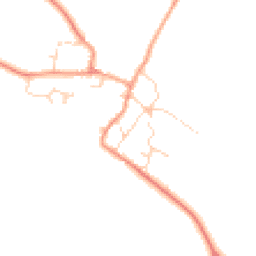 Daytime road noise heatmap for LE14 4HX