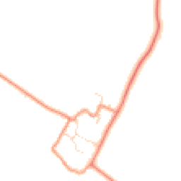 Daytime road noise heatmap for LE14 4JD