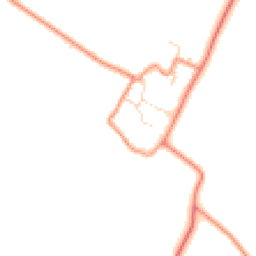 Daytime road noise heatmap for LE14 4JE