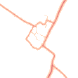 Daytime road noise heatmap for LE14 4JJ