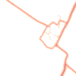 Daytime road noise heatmap for LE14 4JN