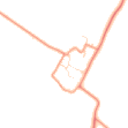 Daytime road noise heatmap for LE14 4JU