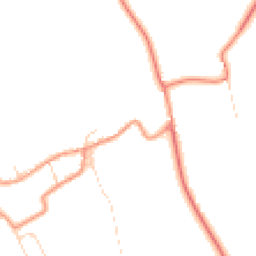 Daytime road noise heatmap for LE14 4NG