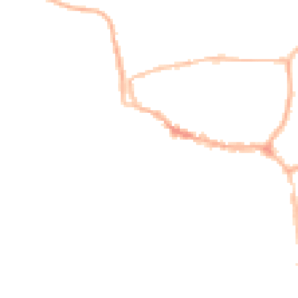Night-time road noise heatmap for LE15 6AZ