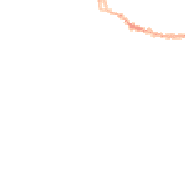Night-time road noise heatmap for LE15 6RX