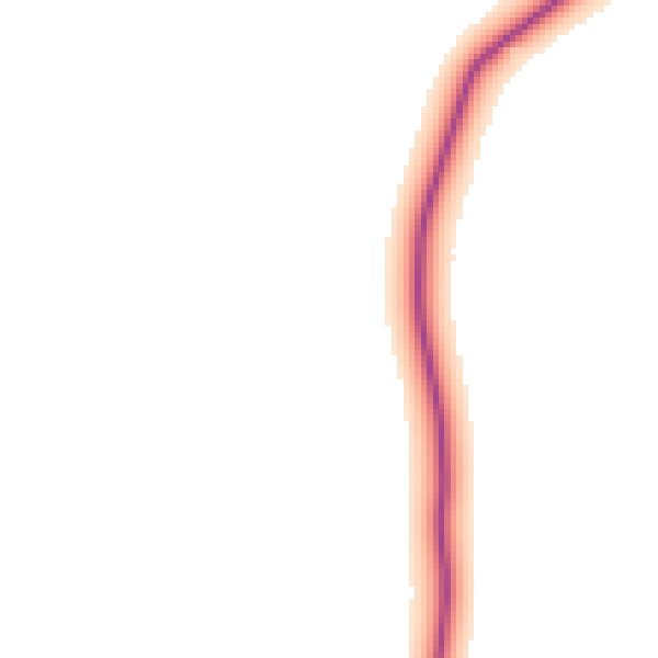 Daytime road noise heatmap for LE15 7AB
