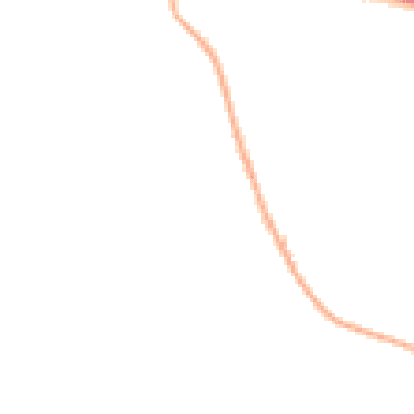 Night-time road noise heatmap for LE15 7EG