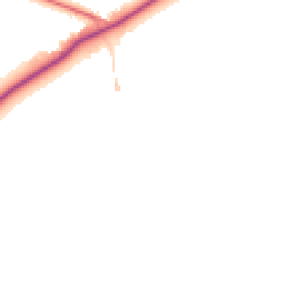 Daytime road noise heatmap for LE15 7FH
