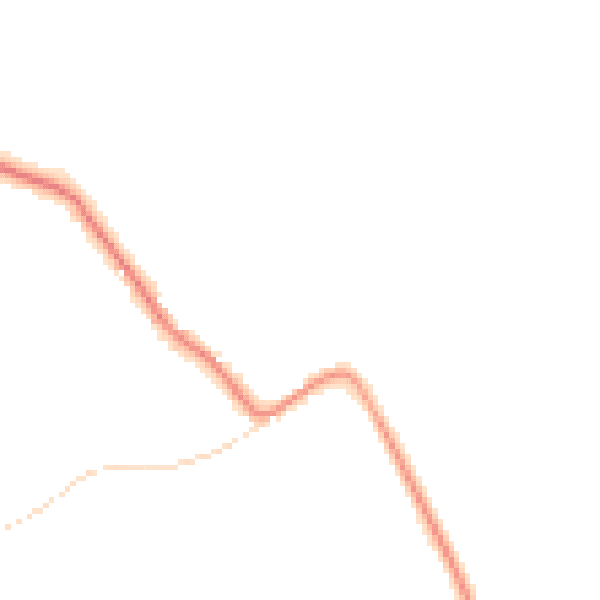 Night-time road noise heatmap for LE15 7HU