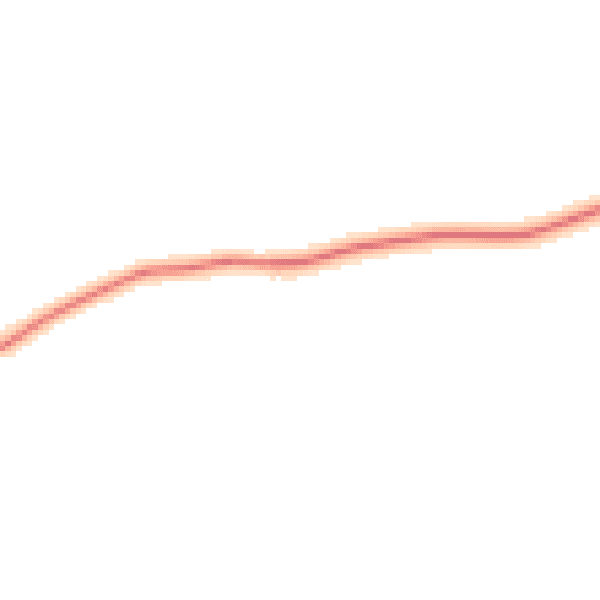 Daytime road noise heatmap for LE15 7LT