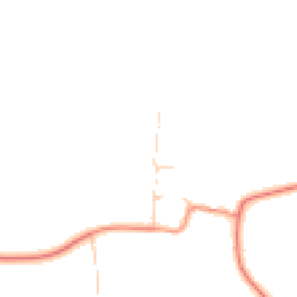 Daytime road noise heatmap for LE15 7SF