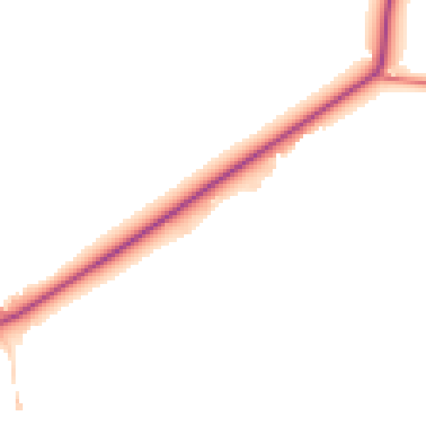 Daytime road noise heatmap for LE15 7SX