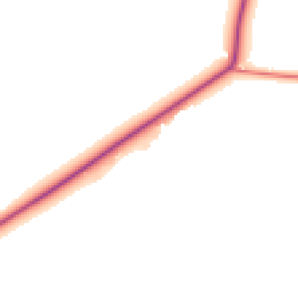 Daytime road noise heatmap for LE15 7SY