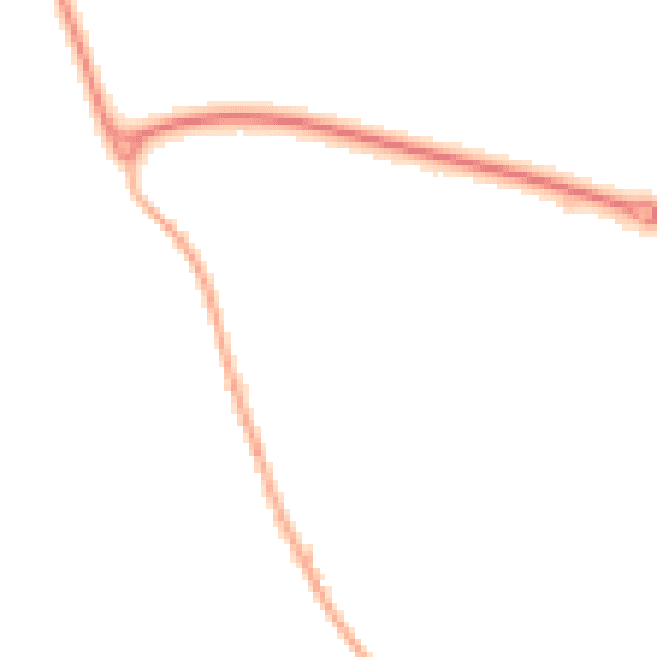 Night-time road noise heatmap for LE15 7UL