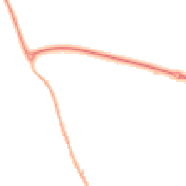 Night-time road noise heatmap for LE15 7UR
