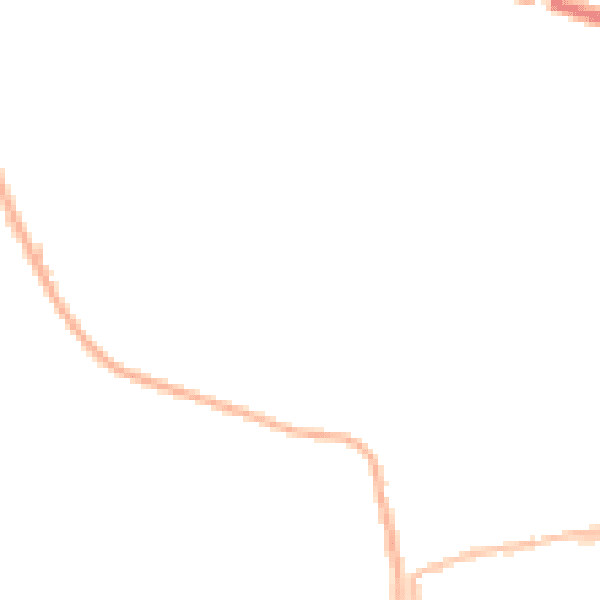 Night-time road noise heatmap for LE15 7WF