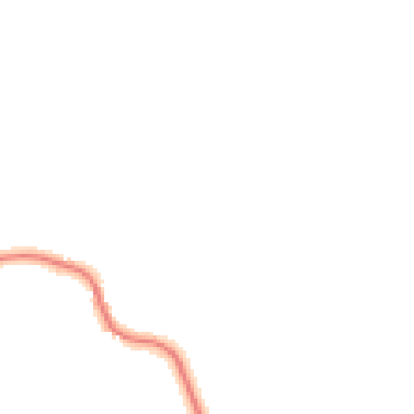Night-time road noise heatmap for LE15 8BX