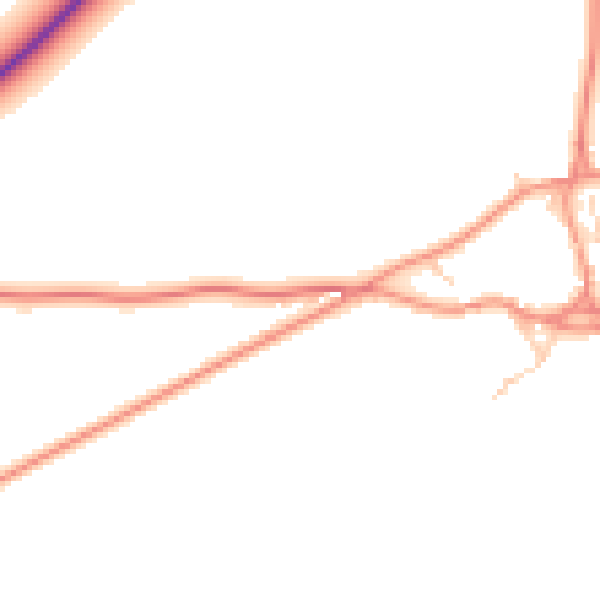Daytime road noise heatmap for LE15 8EJ