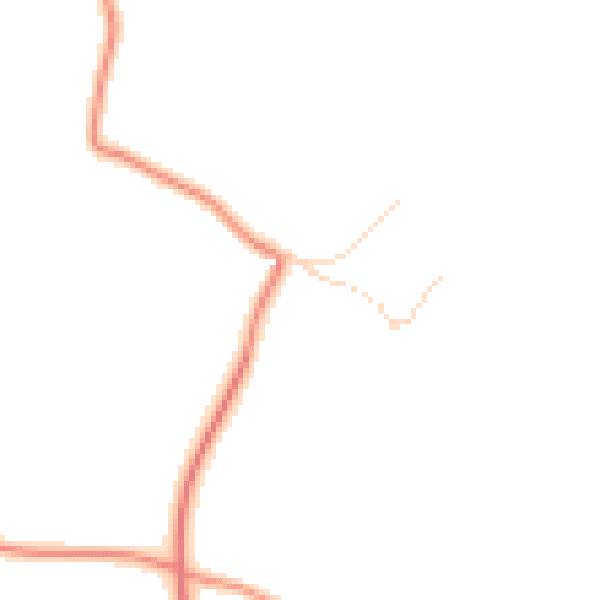 Daytime road noise heatmap for LE15 8GQ