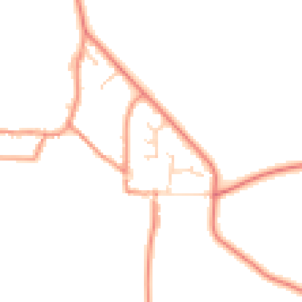 Daytime road noise heatmap for LE15 8LH