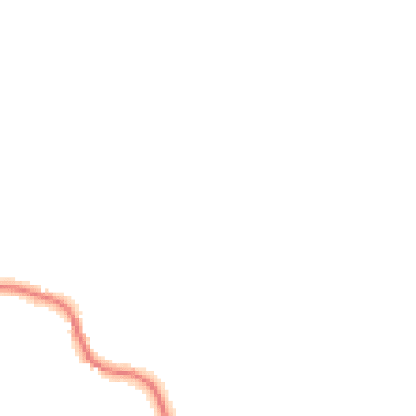 Night-time road noise heatmap for LE15 8PJ