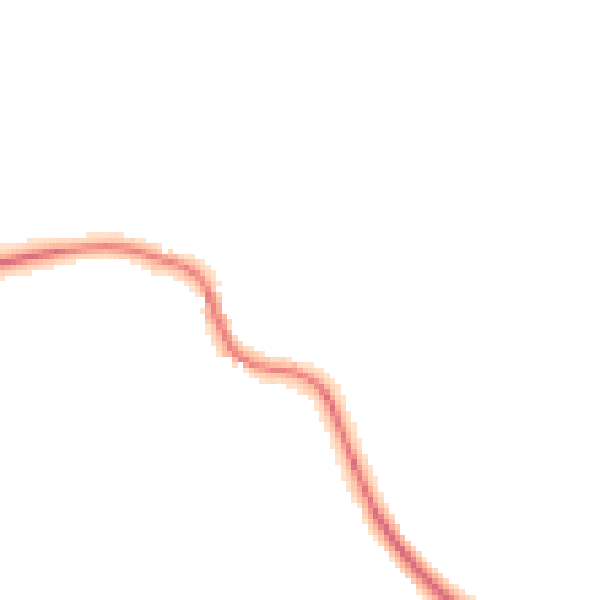Night-time road noise heatmap for LE15 8PN