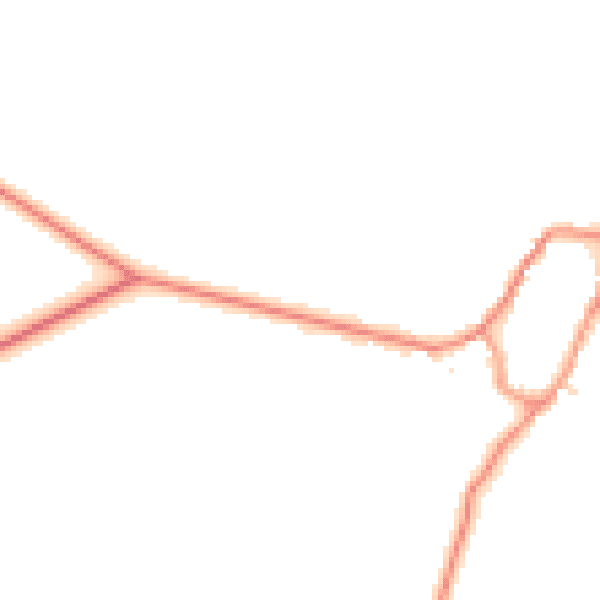 Daytime road noise heatmap for LE15 8QX