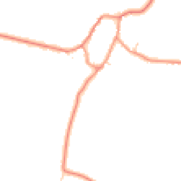 Daytime road noise heatmap for LE15 8QZ