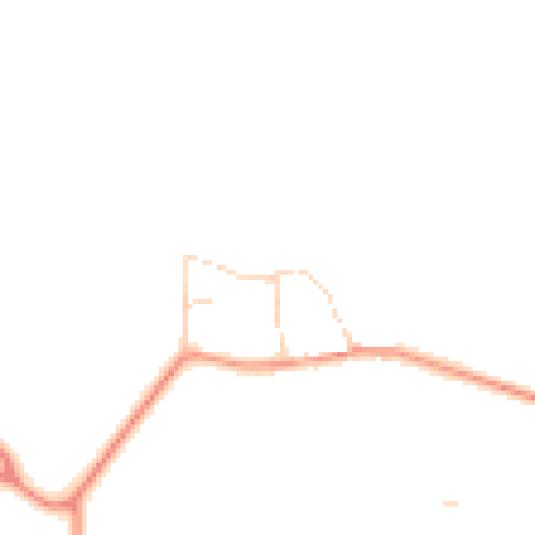 Daytime road noise heatmap for LE15 8RR