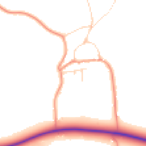 Daytime road noise heatmap for LE15 9JX