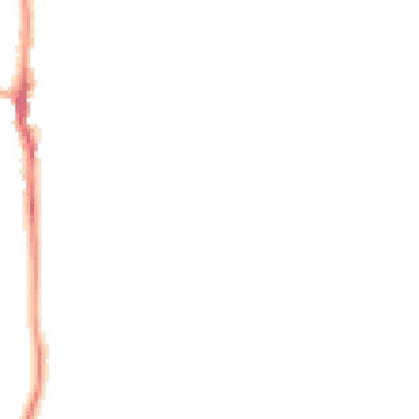 Night-time road noise heatmap for LE15 9PJ